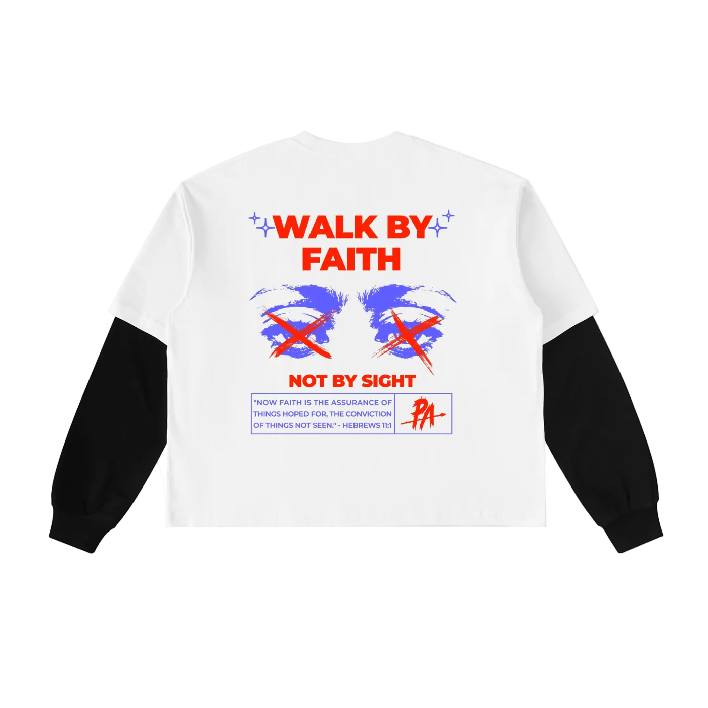Walk By Faith Layered Long Sleeve
