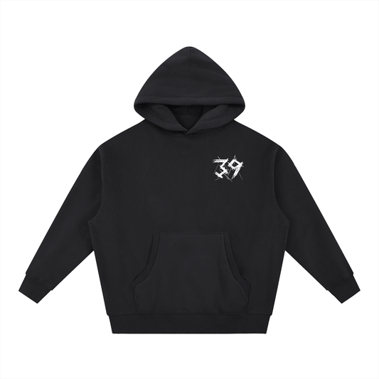By His Stripes Oversized Box Fit Hoodie