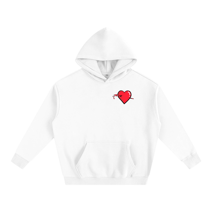 Oversize Pierced Heart Hoodie