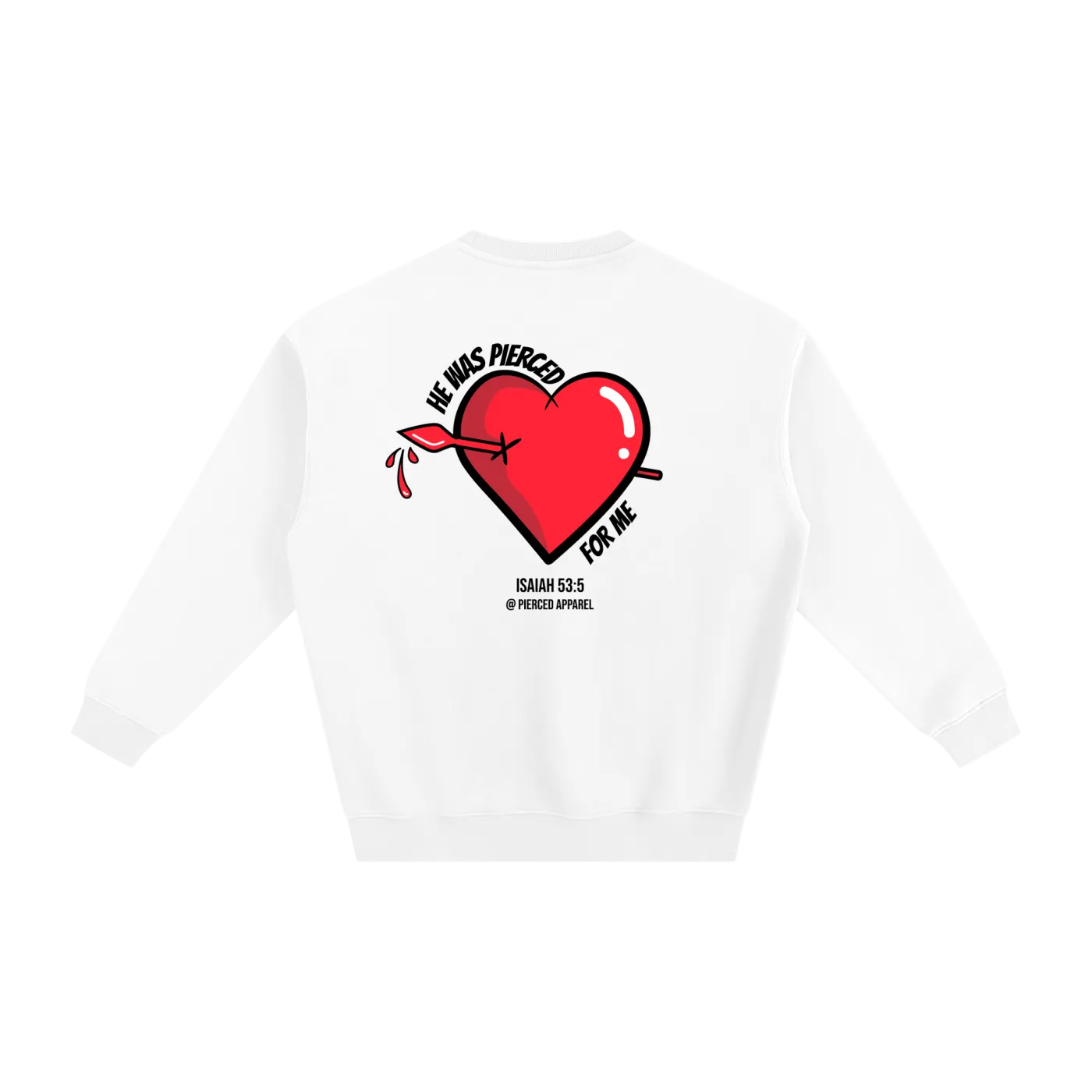 Pierced Heart Fleece Sweatshirt