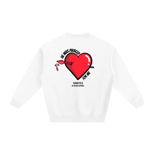 Pierced Heart Fleece Sweatshirt