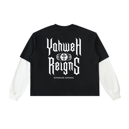 Yahweh Reigns Layered Long Sleeve