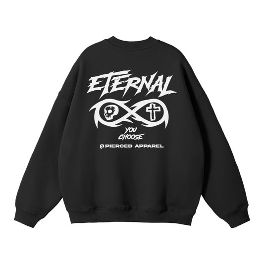 Eternal Unisex Solid Fleece Sweatshirt