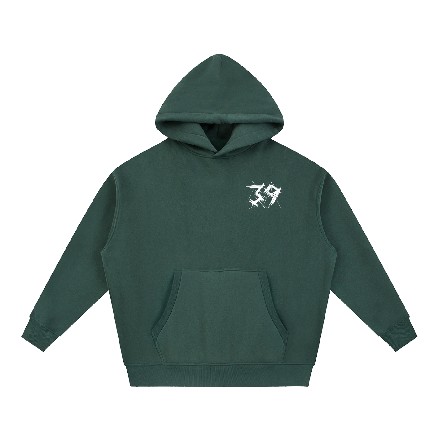 By His Stripes Oversized Box Fit Hoodie
