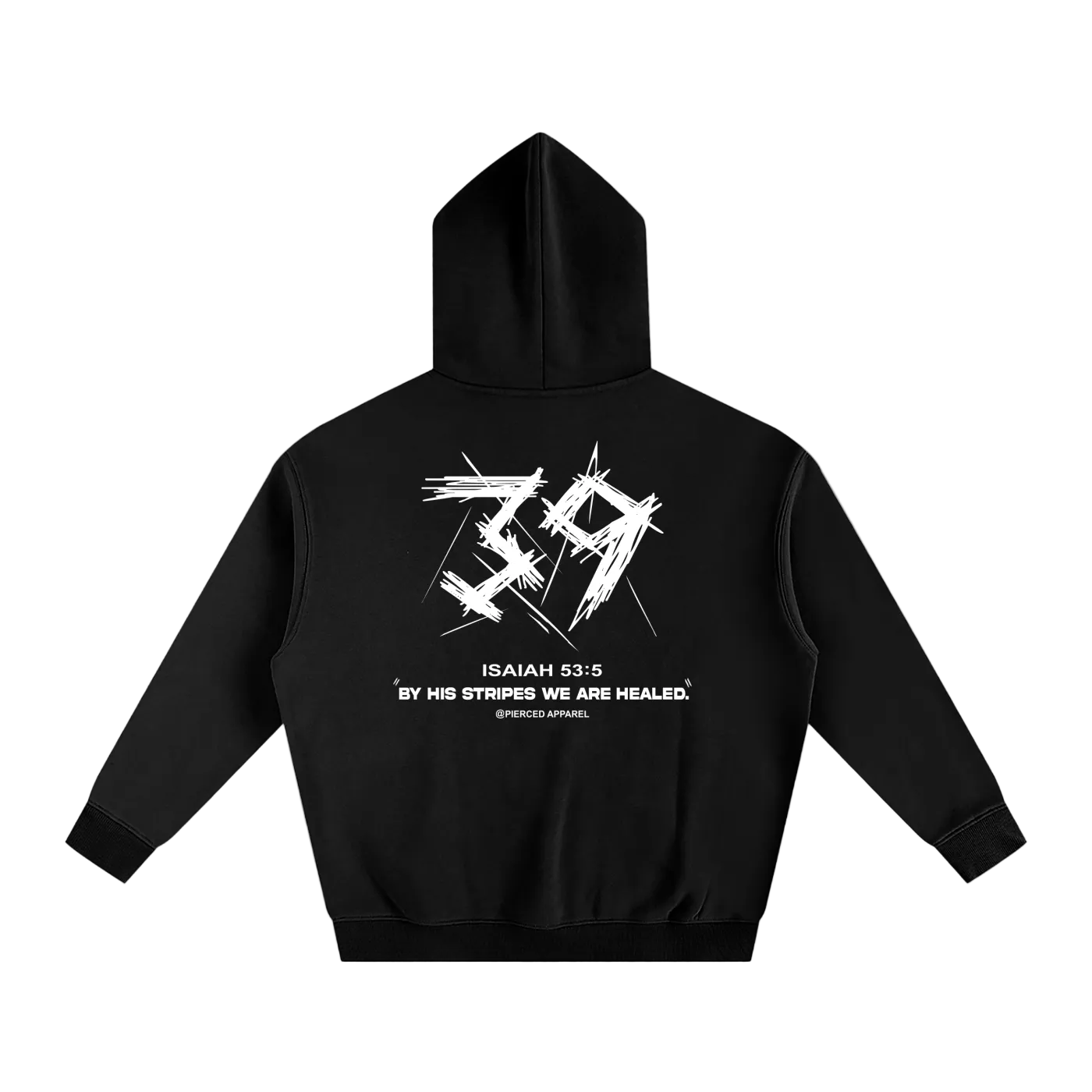 By His Stripes Oversized Hoodie