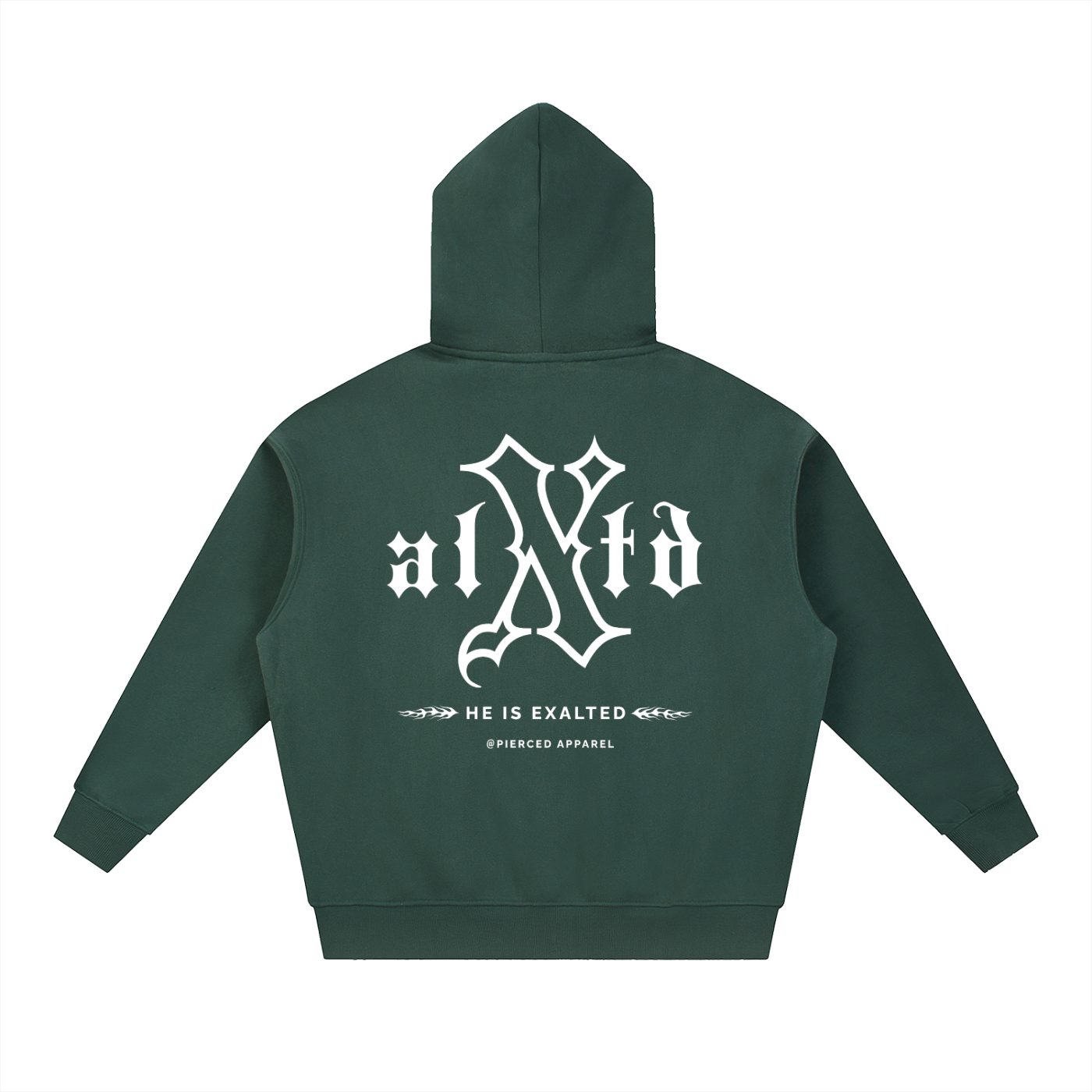 Exalted Oversized Box Zip-Up Hoodie