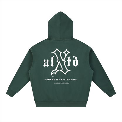 Exalted Oversized Box Zip-Up Hoodie