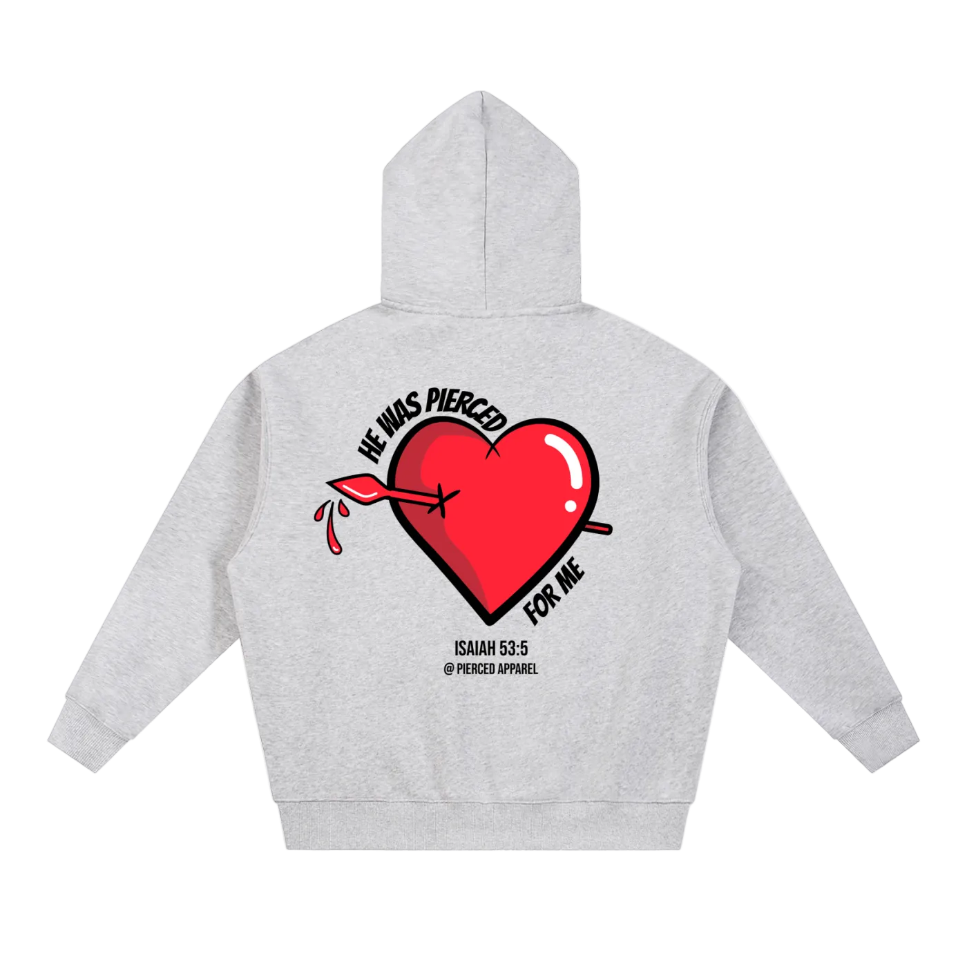 Oversized Box Zip-Up Hoodie