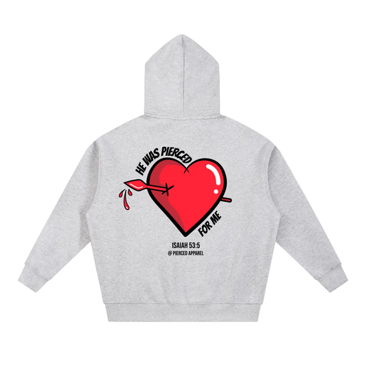 Oversized Box Zip-Up Hoodie