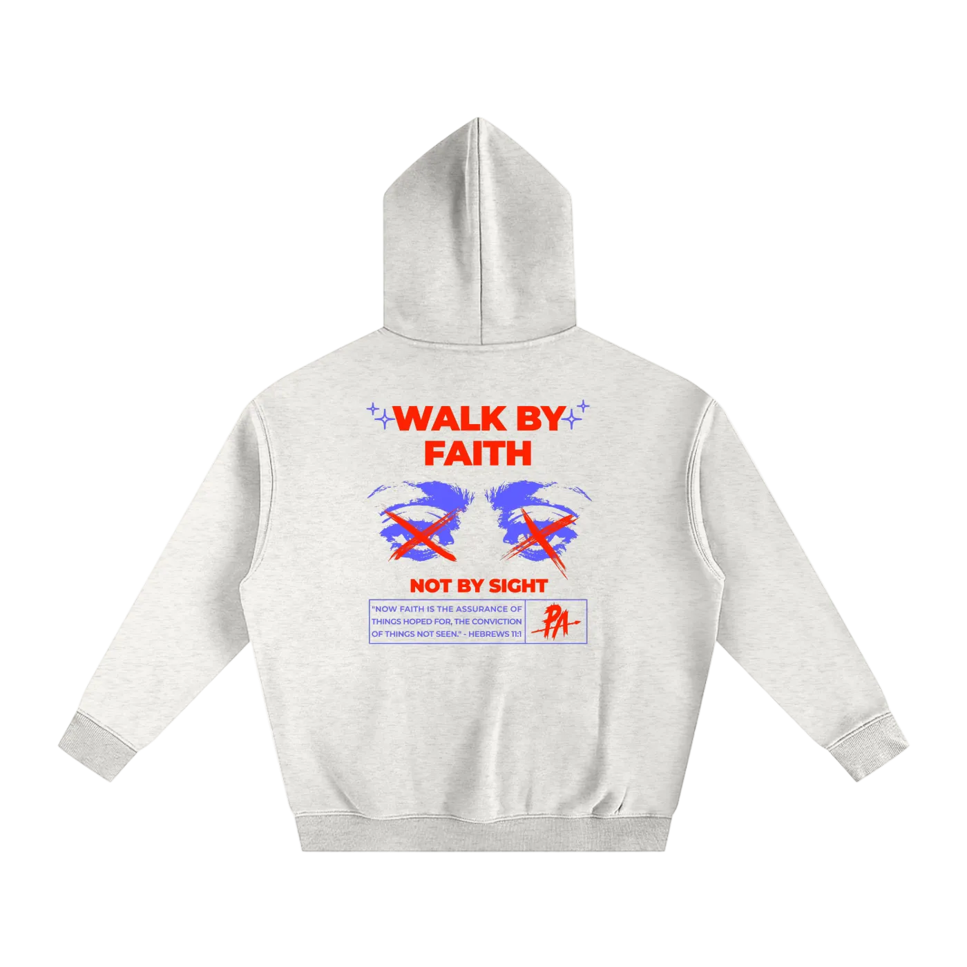 Walk By Faith Oversized Hoodie