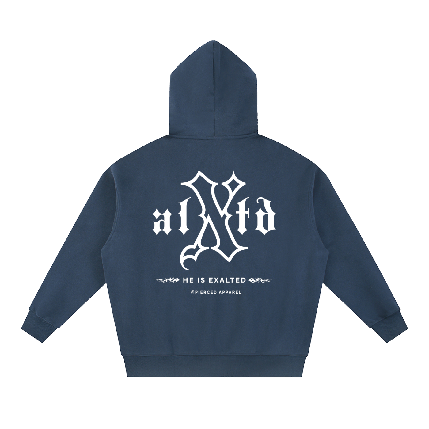 Exalted Oversized Box Zip-Up Hoodie
