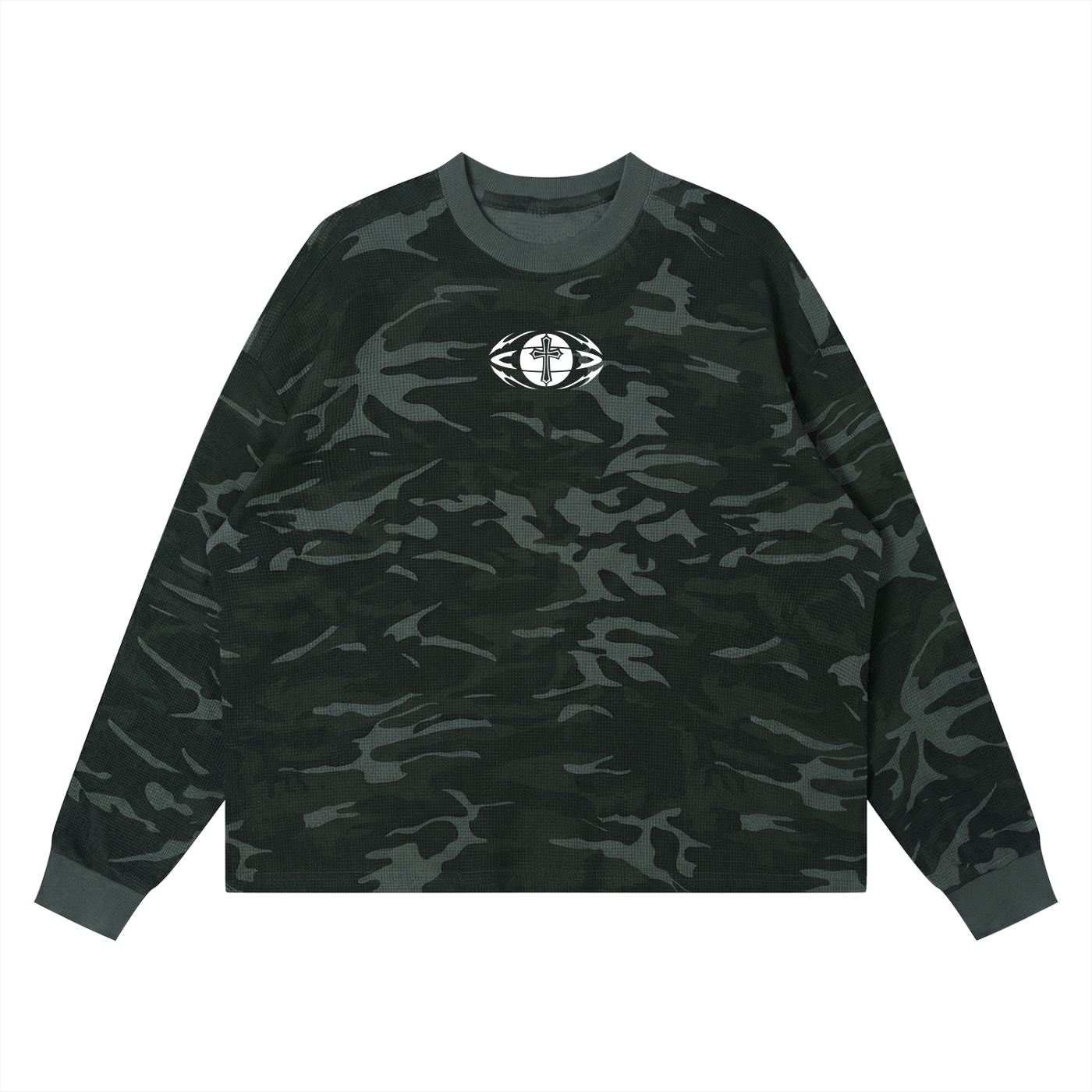 Yahweh Reigns Box Waffle Long Sleeve