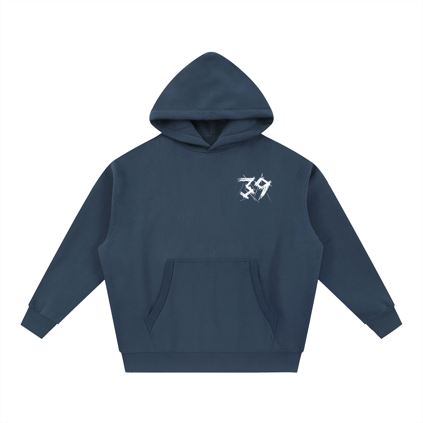 By His Stripes Oversized Box Fit Hoodie