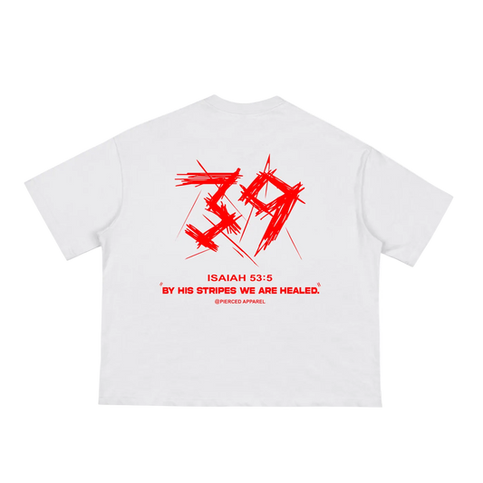 Good Friday By His Stripes Loose Box Tee