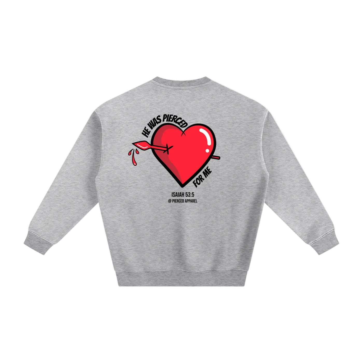 Pierced Heart Fleece Sweatshirt