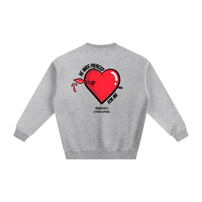 Pierced Heart Fleece Sweatshirt