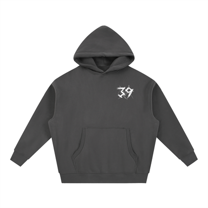 By His Stripes Oversized Box Fit Hoodie