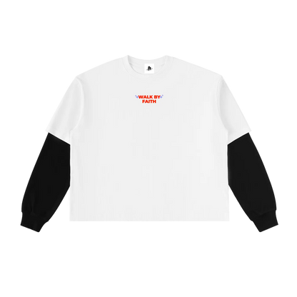 Walk By Faith Layered Long Sleeve