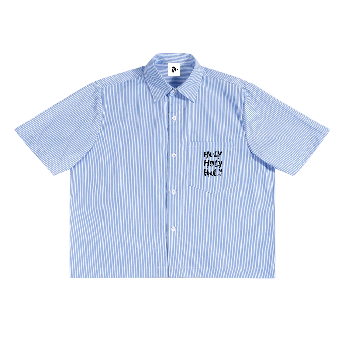 Holy Oversized Stripe Box Button-up