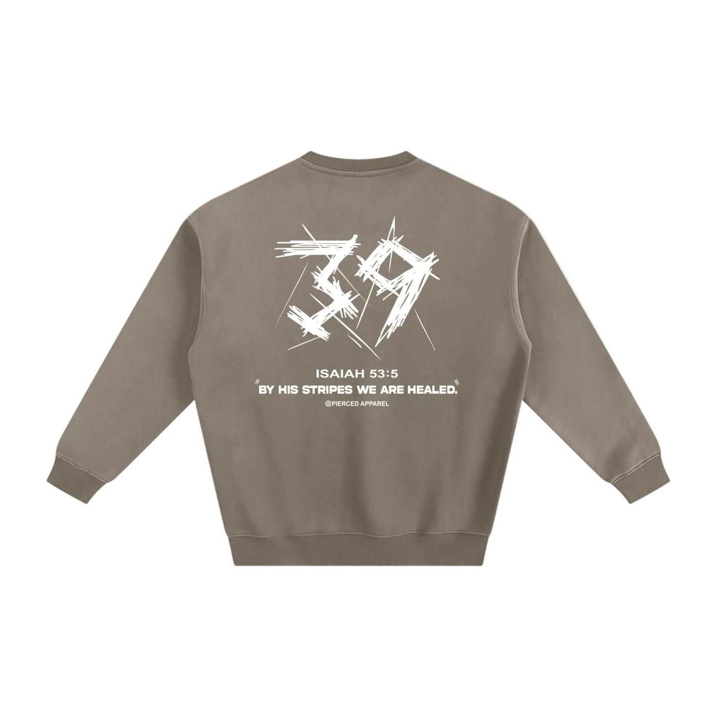By His Stripes Fleece Sweatshirt