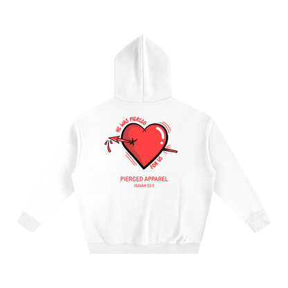 Oversize Pierced Heart Hoodie