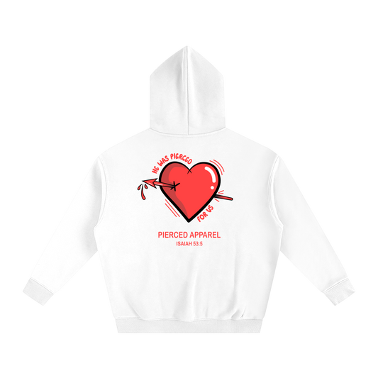 Oversize Pierced Heart Hoodie