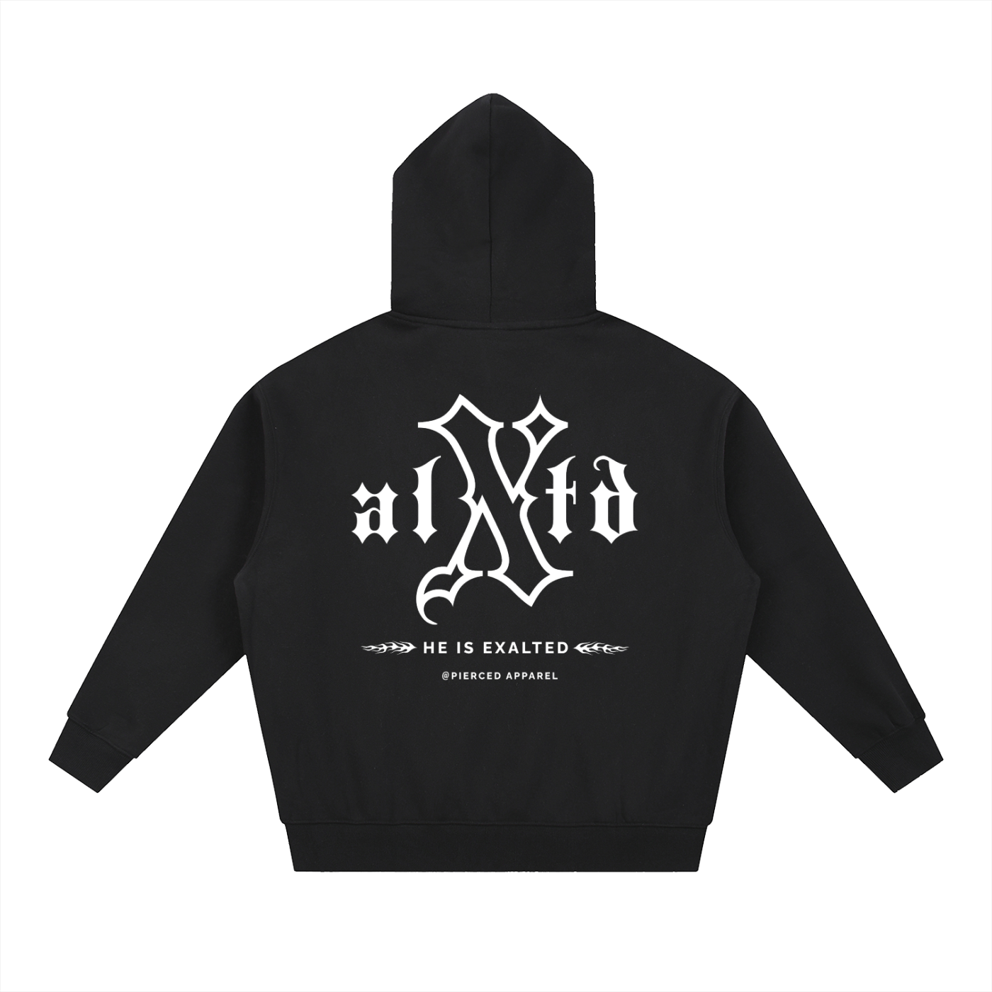 Exalted Oversized Box Zip-Up Hoodie
