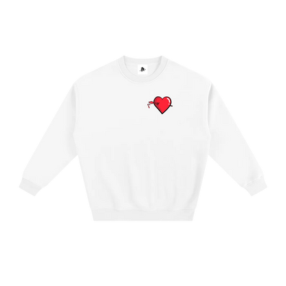 Pierced Heart Fleece Sweatshirt