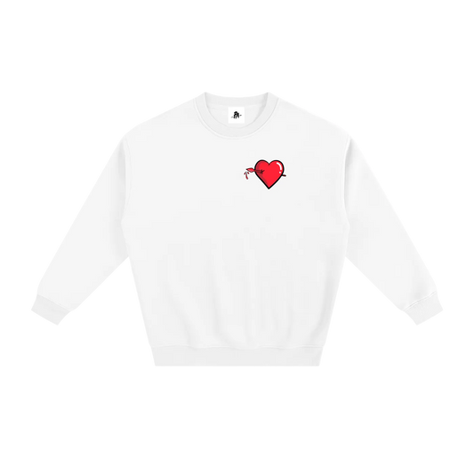 Pierced Heart Fleece Sweatshirt