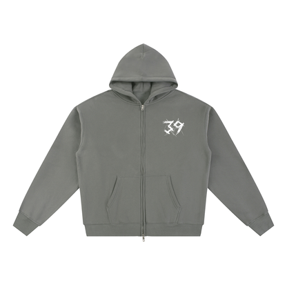 By His Stripes Zip-Up Hoodie