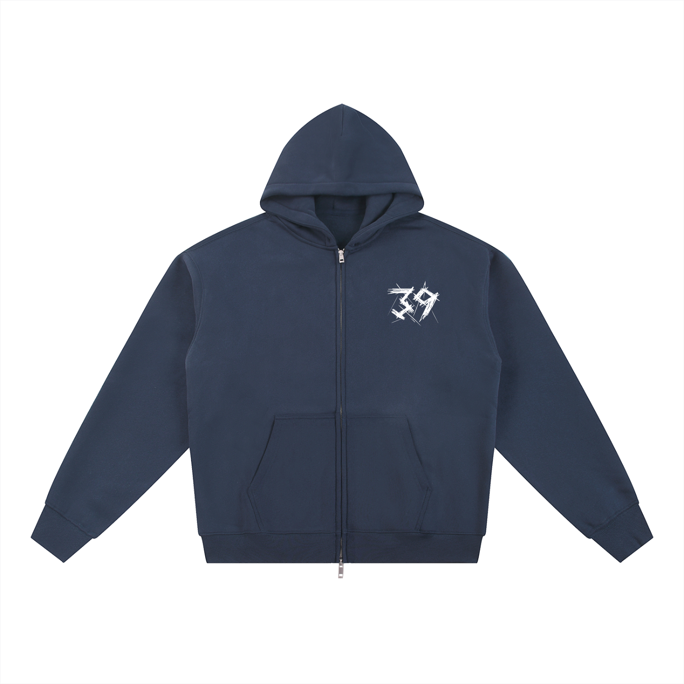By His Stripes Zip-Up Hoodie