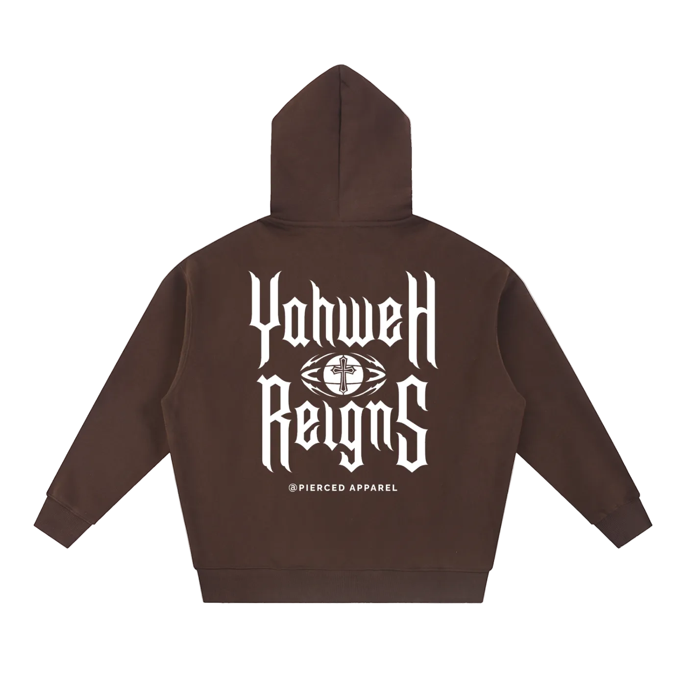 Yahweh Reigns Oversized Box Zip-up Hoodie