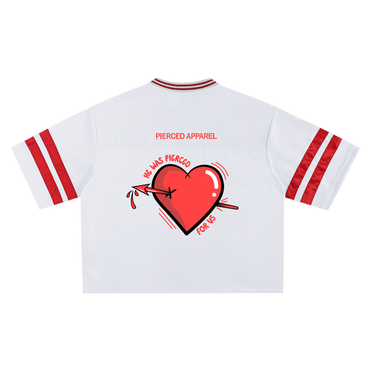 Pierced Heart Mesh Box Jersey