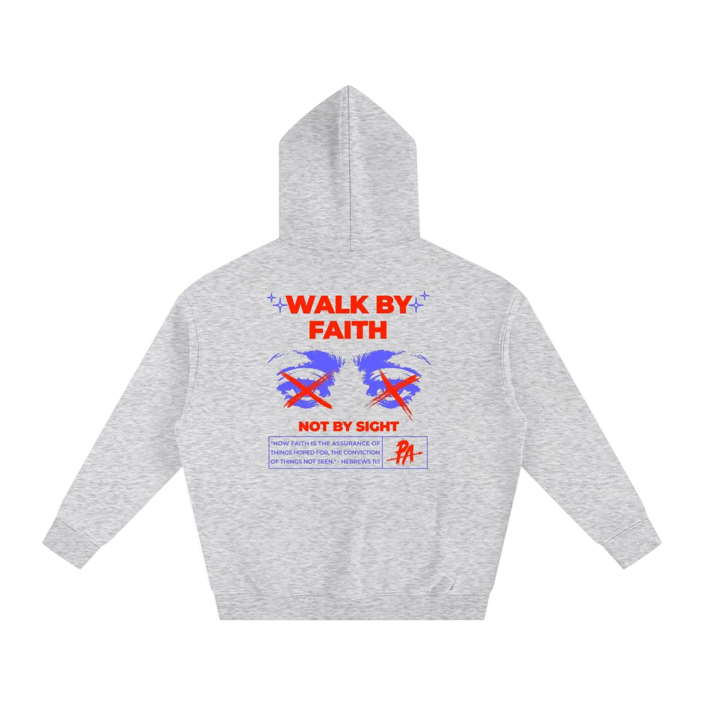 Walk By Faith Oversized Hoodie