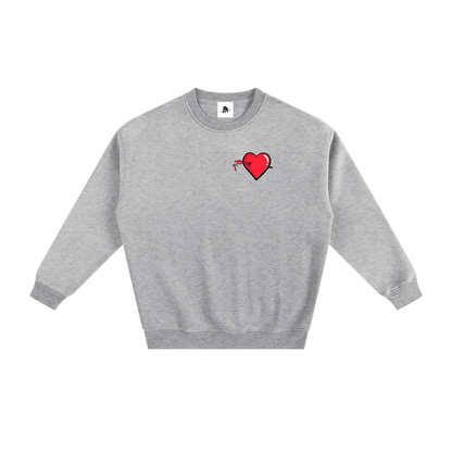 Pierced Heart Fleece Sweatshirt