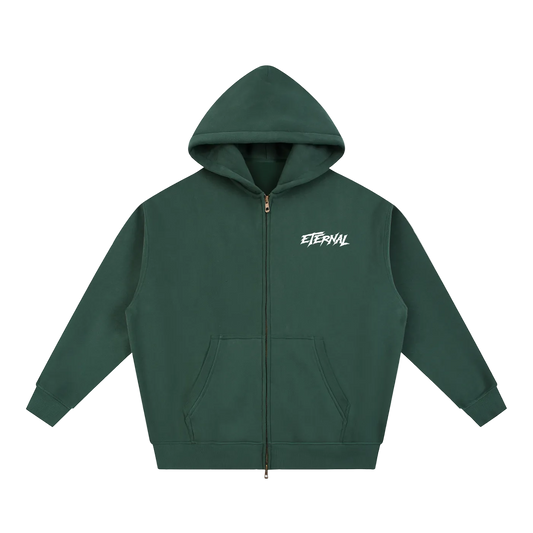 Eternal Oversized Box Zip-up Hoodie