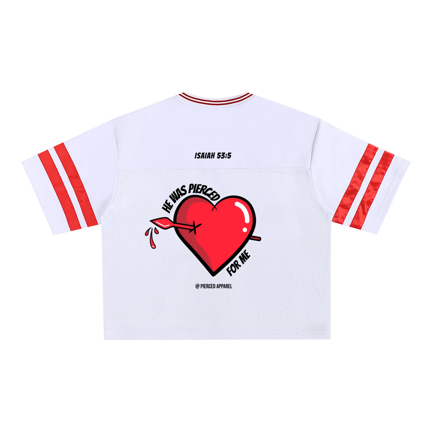 Pierced Heart Mesh Box Jersey