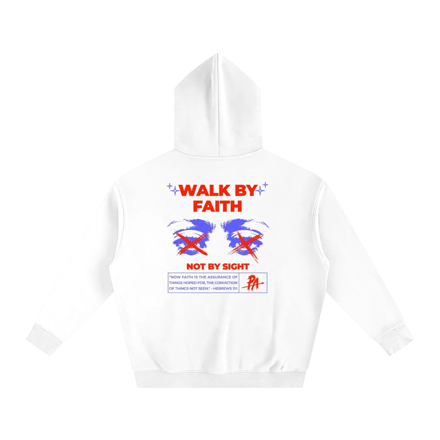 Walk By Faith Oversized Hoodie