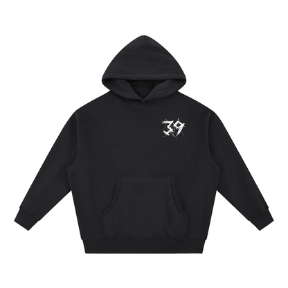 By His Stripes Oversized Box Fit Hoodie