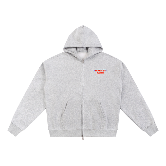 Walk By Faith Zip-Up Hoodie